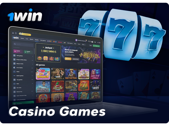 Information about the online casino section of the site 1Win - what kinds of gambling can play
