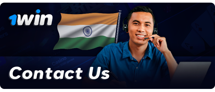 Contacting 1Win support agents - how a user from India can get help
