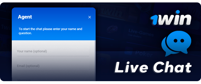 Contact 1Win support via online chat - quick help for players