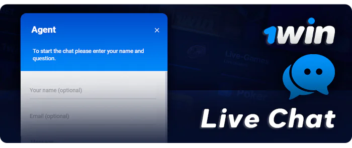 Contact 1Win support via online chat - quick help for players