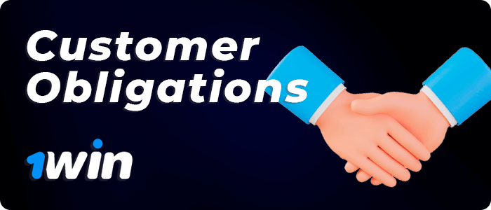 1WIN Casino User Obligations