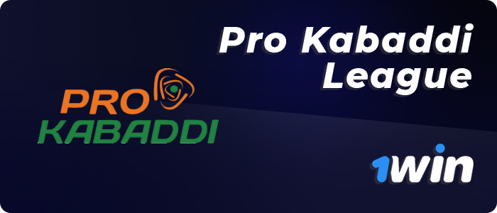 1win bets on the Pro Kabaddi League
