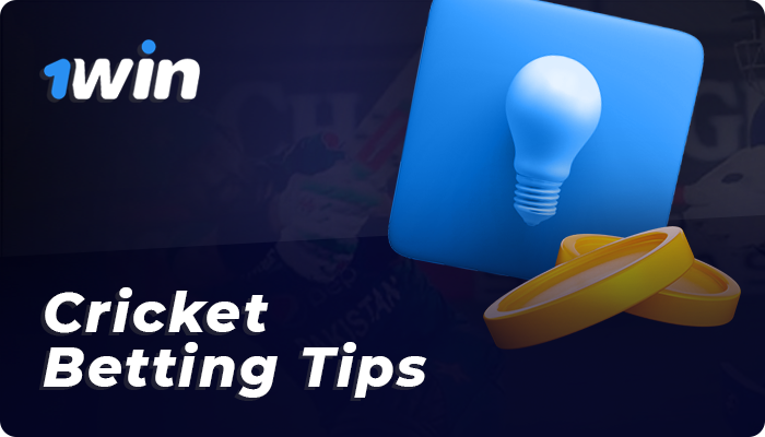 Cricket betting tips and tricks from 1win