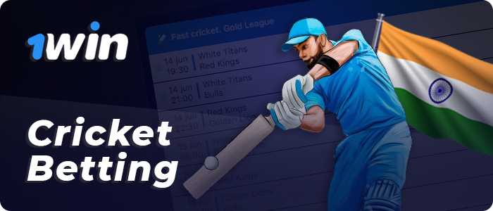 1win Cricket Betting for Indian gamblers