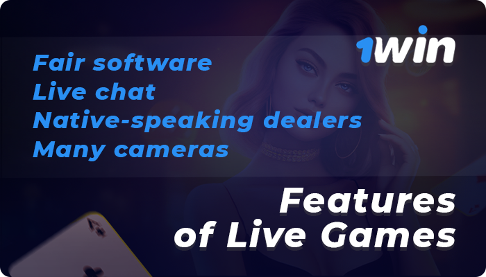The benefits of playing live casino games at 1WIN