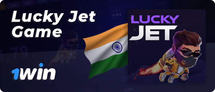 1win Lucky Jet Crash Game for Indian gamblers