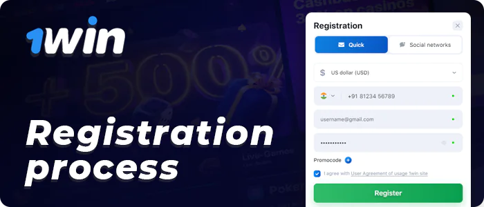 Sign up at 1Win India