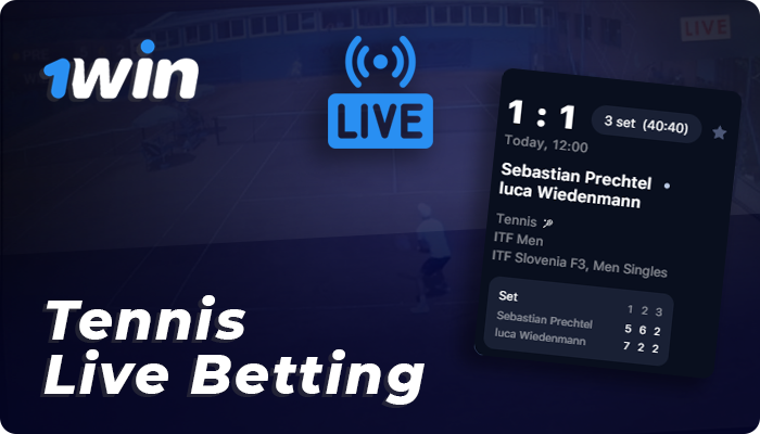 Online tennis betting for players from India