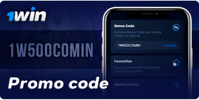 Promo code for players from India in 1Win mobile app 